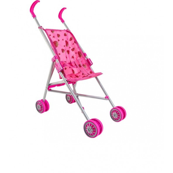 Metal Katlanabilir Bebek Arabası Oyuncak Puset - 2