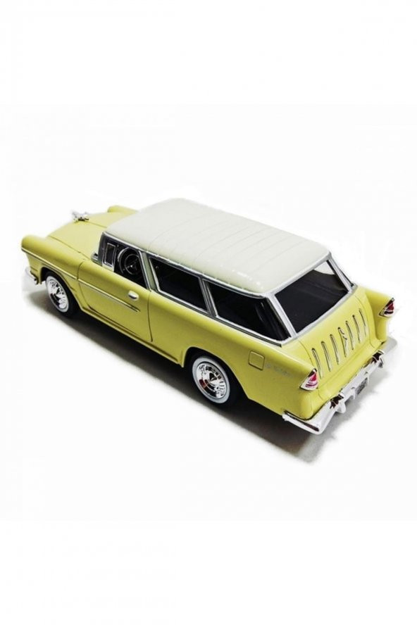 Motormax 1:24 1955 Chevy Bel Air Nomad Model Araba - 4