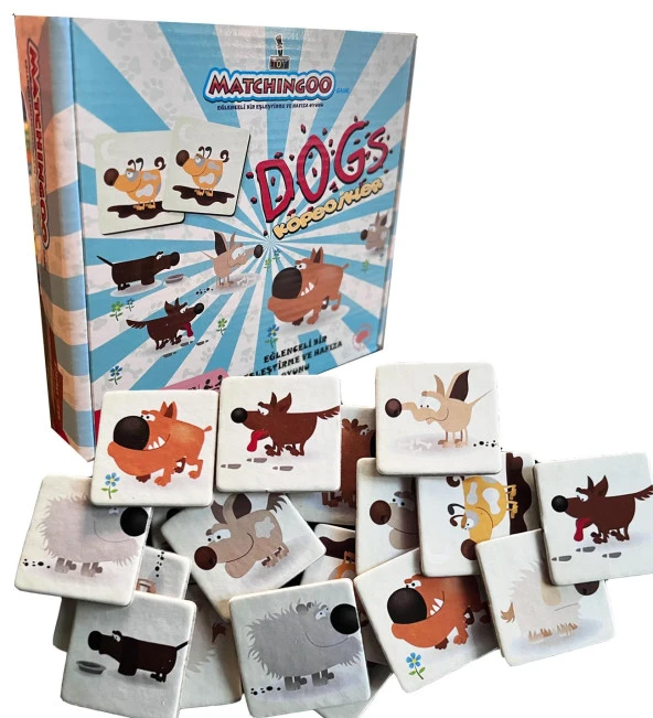 Matchingoo Eşleştirme Ve Hafiza Kartları : Kedicikler Ve Köpekcikler - 2