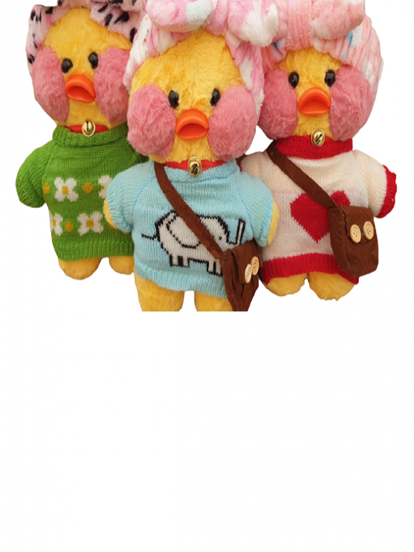 Lalafanfan Oyuncak 30cm Ördek Peluş Soft Duck Kawaii Cartoon Figür