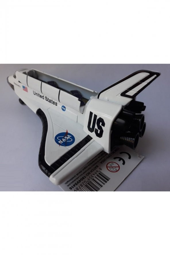 Uzay Mekiği Discovery Metal Kırılmaz Oyuncak Sesli Demir Uçak ürün görseli 1