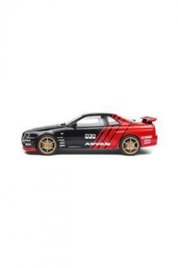 1/18 1999 Nissan R34 Gtr Advan Drift Diecast Model Araba Hayat Oyuncak