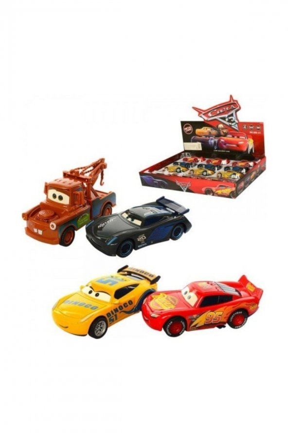 Metal Arabalar Şimşek Mcqueen Jackson Storm Ramirez Cruze Mater 4lü Oyuncak Cars Set