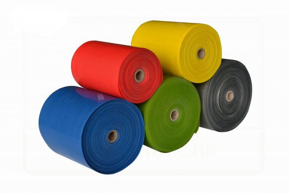MSD PİLATES & YOGA EGZERSİZ BANDI , THERABAND SARI RENK(EN HAFİF) 1 MT