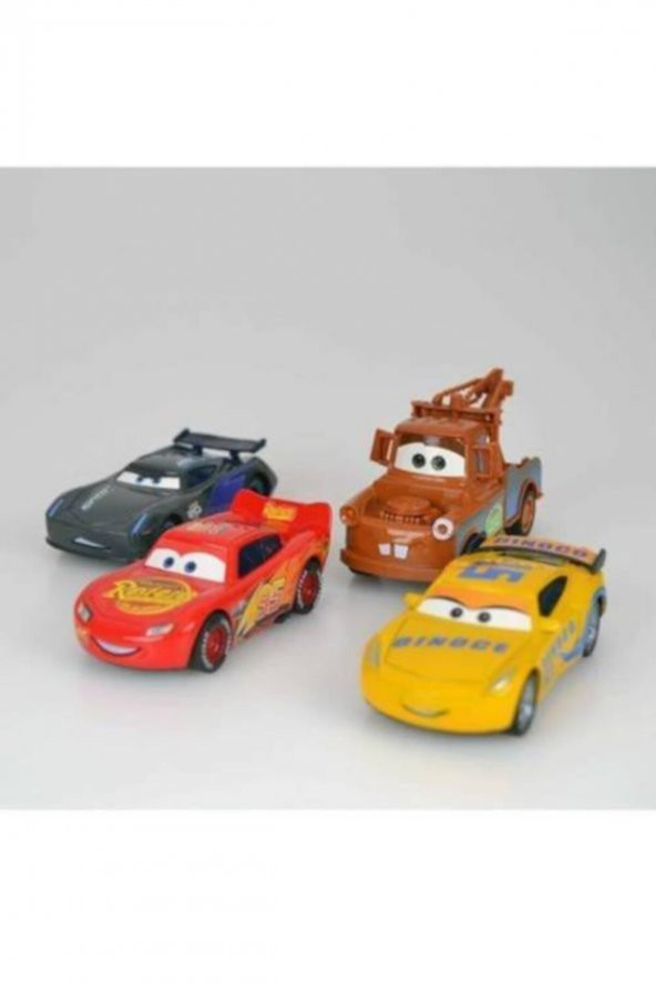 Cars Şimşek Mcqueen Mater Oyuncak Arabalar 4lü Set