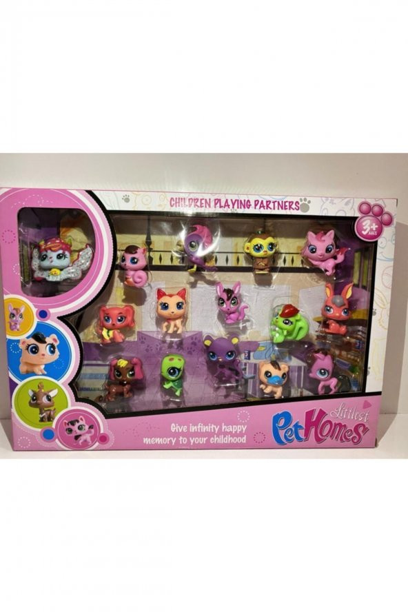 Minişler Ailesi 15 Parça Minişler - Littlest Pet Homes Minişler - Petshops Ailesi - 4