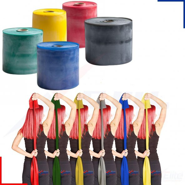 MSD PİLATES & YOGA EGZERSİZ BANDI , THERABAND ALTIN RENK(SÜPER GÜÇLÜ) 1.5 MT
