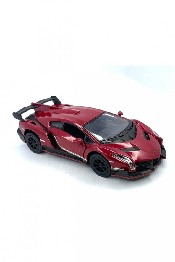 Lamborghini Veneno Çek Bırak 5inch. Lisanslı Model Araba, Oyuncak Araba 1:36  Ölçek