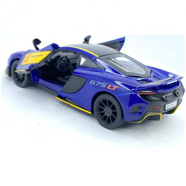Oyuncak Model Araba Mclaren 675LT (Modifiyeli) Çek Bırak (13CM) - 2