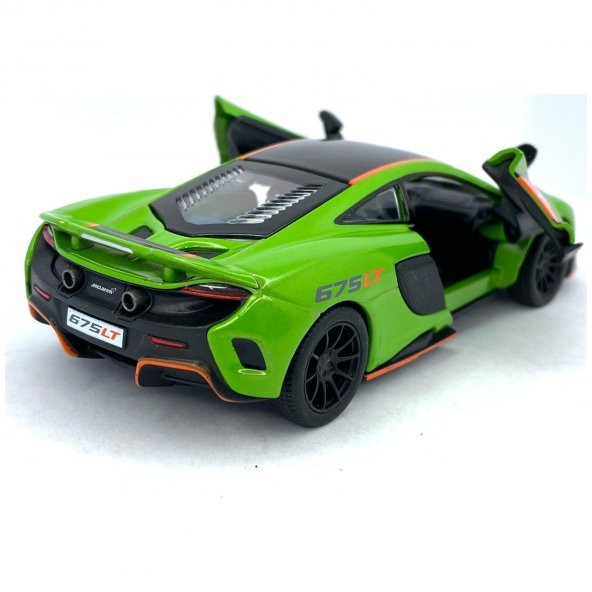 Oyuncak Metal Mclaren 675LT  Çek Bırak Araba - 3