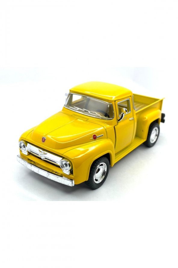 1956 Ford F - 100 Pickup Çek Bırak 5inch. Lisanslı Model Araba, Oyuncak Araba 1:38