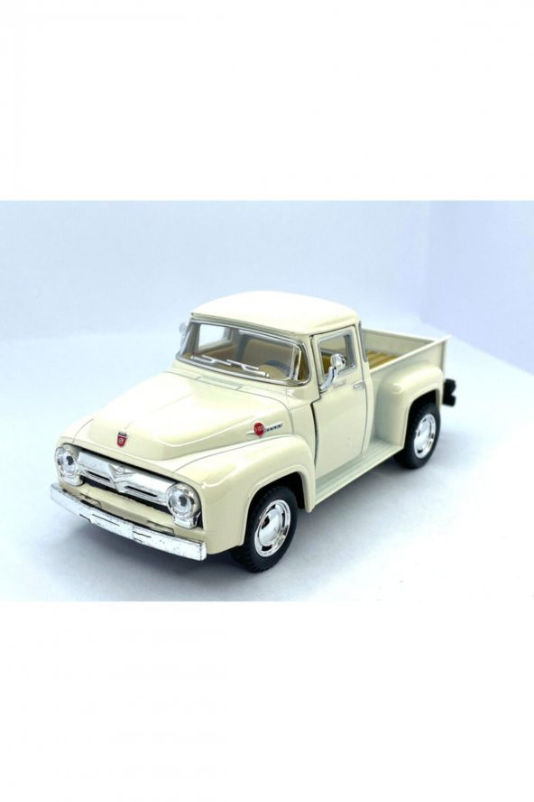 1956 Ford F - 100 Pickup Çek Bırak 5inch. Lisanslı Model Araba, Oyuncak Araba 1:38