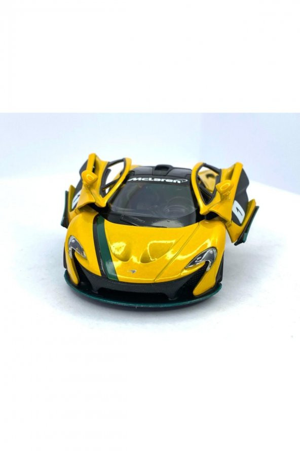 Mclaren P1 (modifiyeli) - Çek Bırak 5inch. Lisanslı Model Araba, Oyuncak Araba 1:36