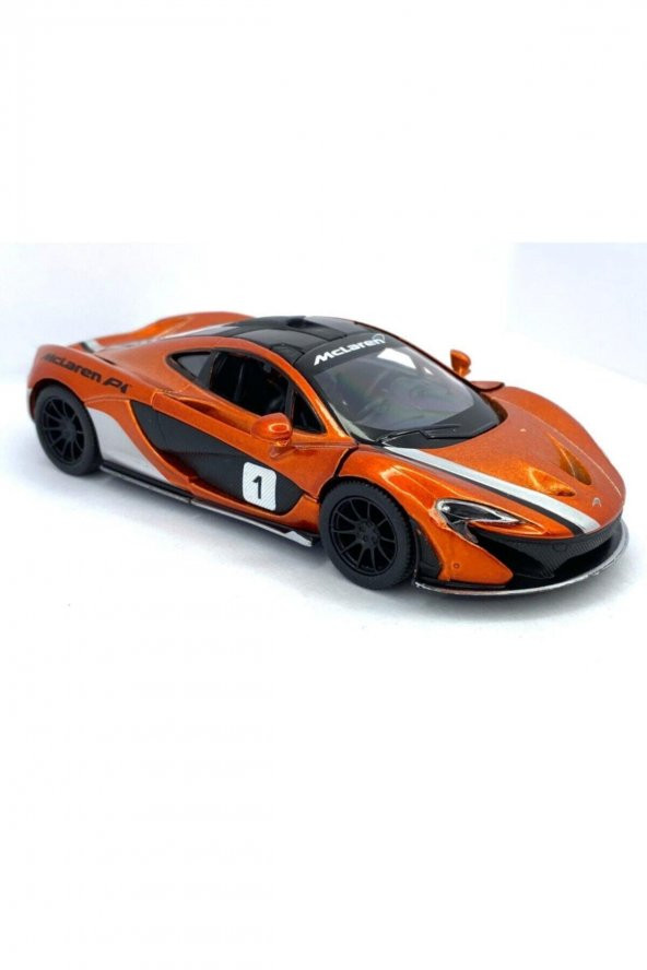 Mclaren P1 (modifiyeli) - Çek Bırak 5inch. Lisanslı Model Araba, Oyuncak Araba 1:36