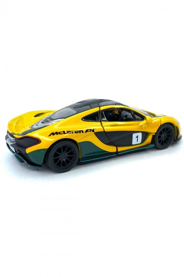 Mclaren P1 (modifiyeli) - Çek Bırak 5inch. Lisanslı Model Araba, Oyuncak Araba 1:36 - 2