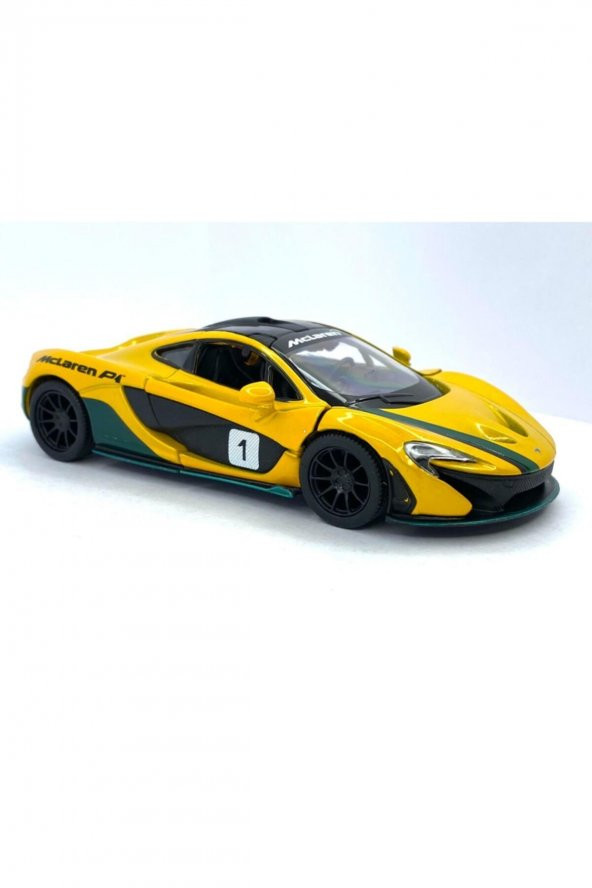 Mclaren P1 (modifiyeli) - Çek Bırak 5inch. Lisanslı Model Araba, Oyuncak Araba 1:36 - 3