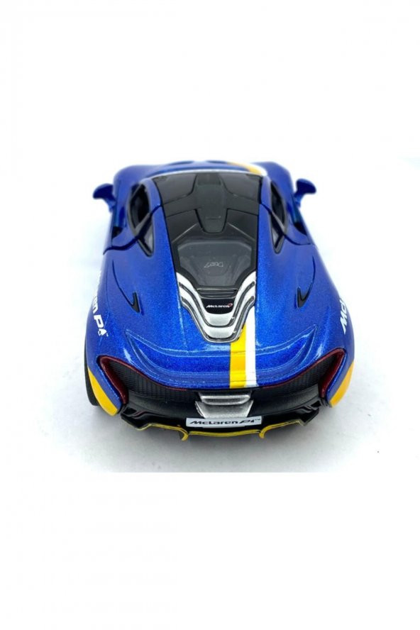Mclaren P1 (modifiyeli) - Çek Bırak 5inch. Lisanslı Model Araba, Oyuncak Araba 1:36 - 5