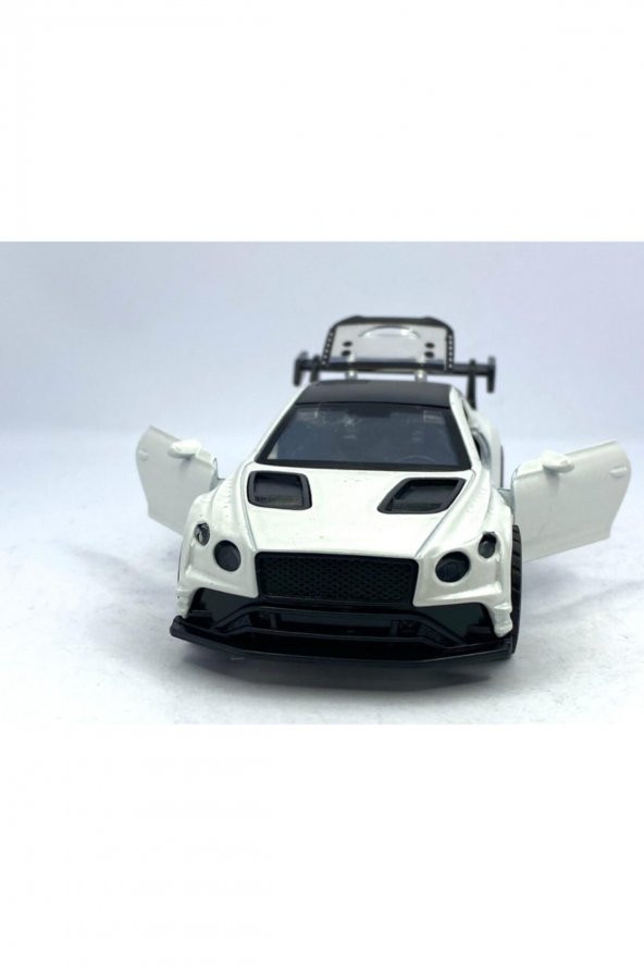 Vardem Die-cast Rüzgarlıklı Spor Metal Oyuncak ( Beyaz ) Çek Bırak Araba