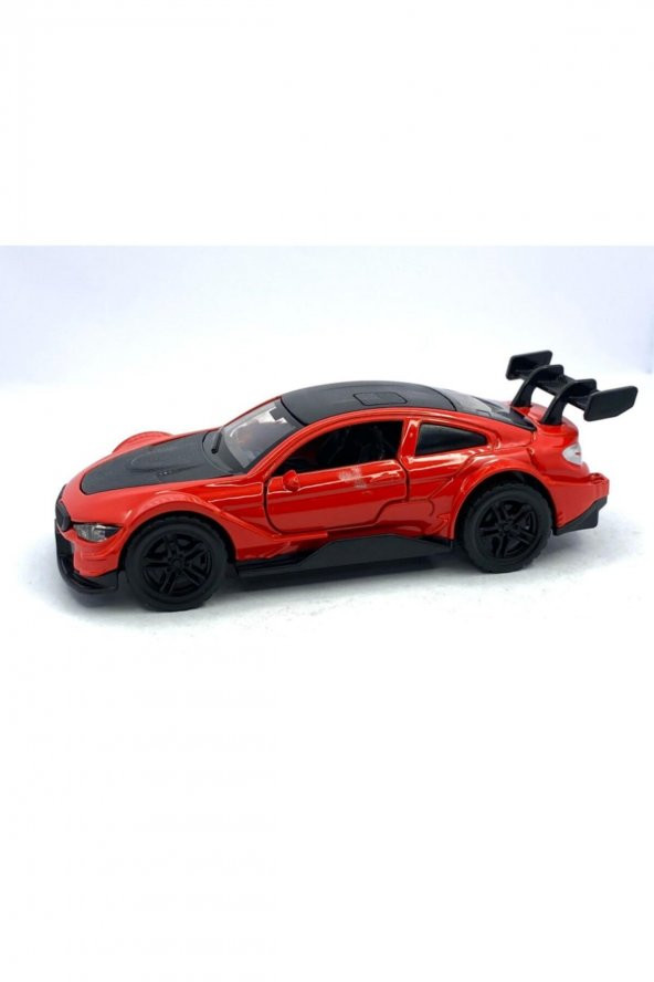 Die-cast Rüzgarlıklı Spor Metal Oyuncak ( Kırmızı ) Çek Bırak Araba