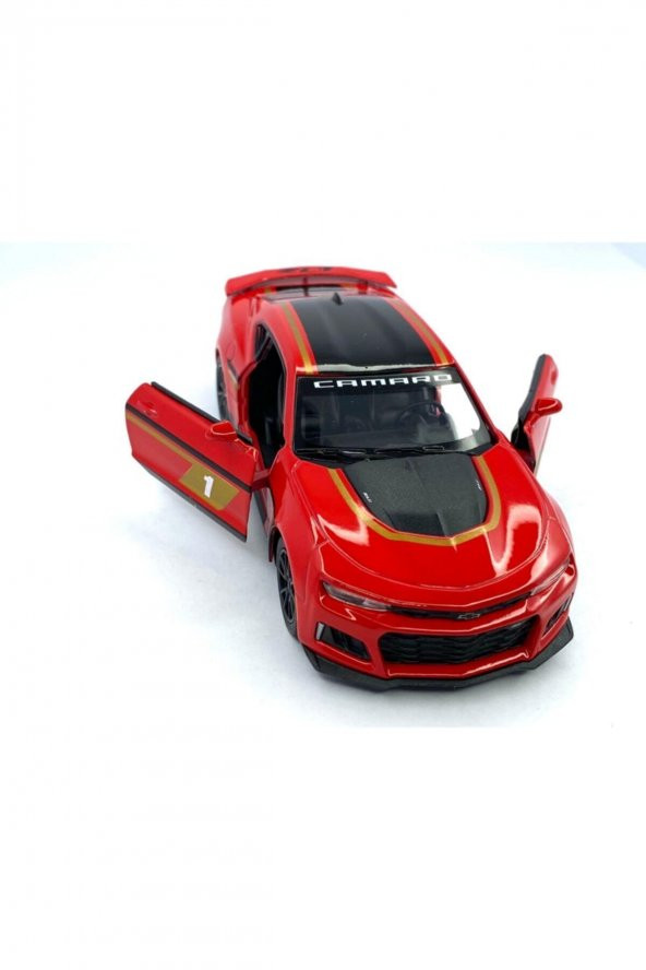 Çek Bırak Oyuncak Araba  Kapıları Açılır 2017 Chevrolet Camaro Zl1  13 Cm - 2
