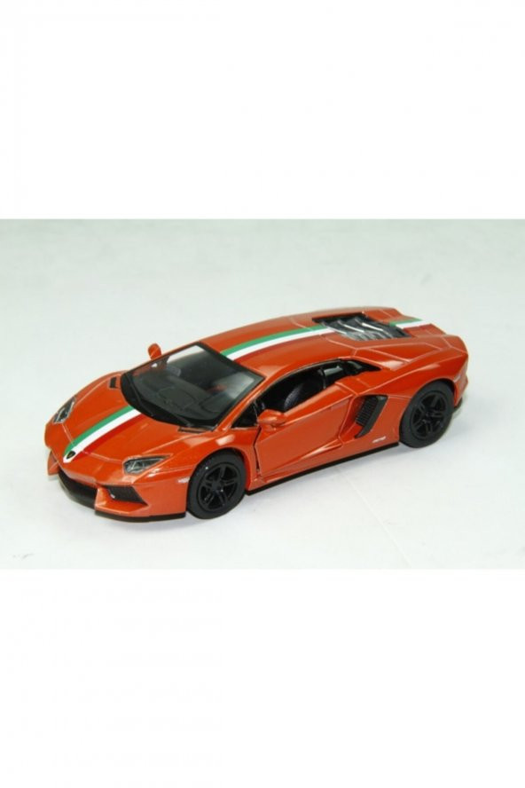 Lamborghini Aventador Lp 700-4 Çek Bırak Model Metal Araba Kırmızı Renk