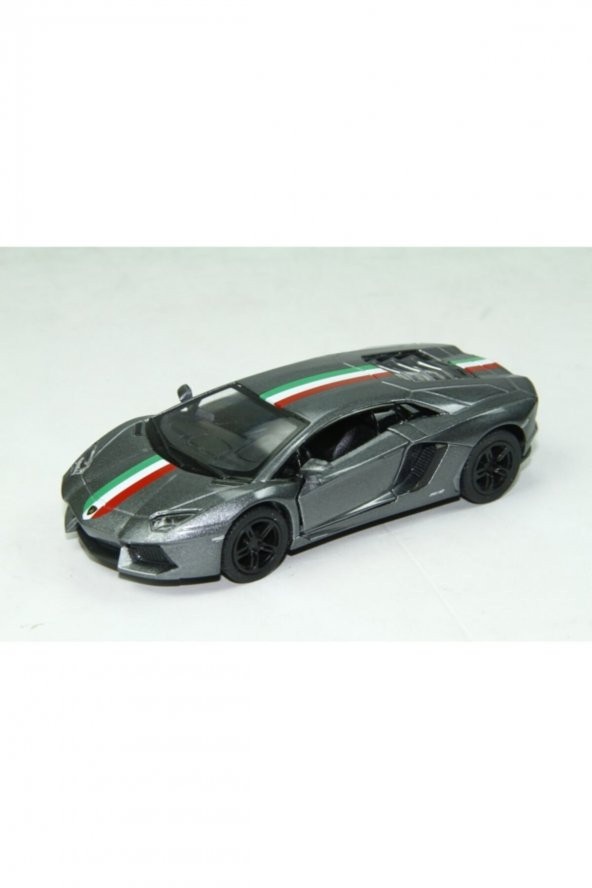 Lamborghini Aventador Lp 700-4 Çek Bırak Model Metal Araba Füme Renk