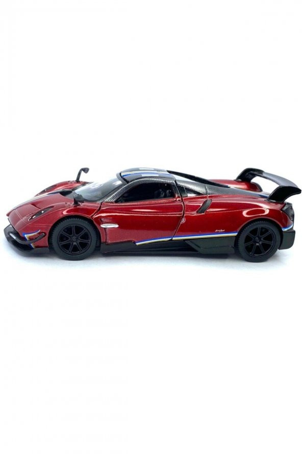 2016 Pagani Huayra Bc (şeritli) - Çek Bırak 5inch. Lisanslı Model Araba, Oyuncak Araba 1:38 - 2