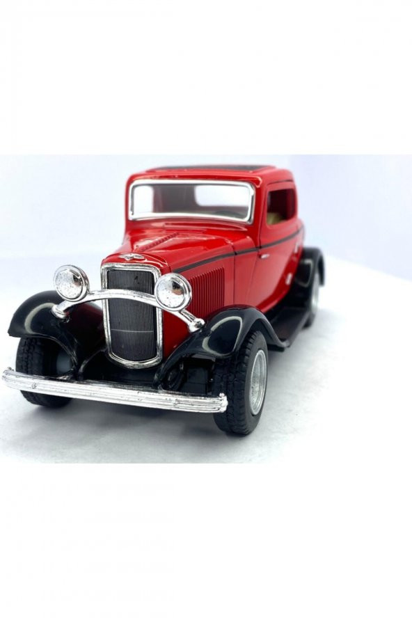 1932 Ford 3-window Coupe - Çek Bırak 5inch. Lisanslı Model Araba, Oyuncak Araba 1:34