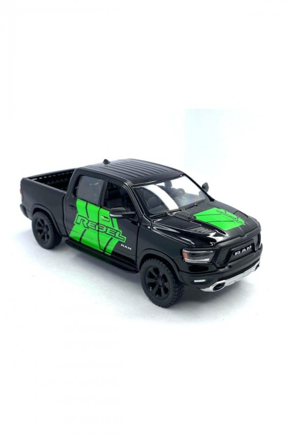 2019 Dodge Ram 1500 W - Çek Bırak 5inch. Lisanslı Model Araba, Oyuncak Araba 1:46 - 2