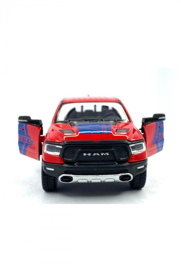 2019 Dodge Ram 1500 W - Çek Bırak 5inch. Lisanslı Model Araba, Oyuncak Araba 1:46 - 3