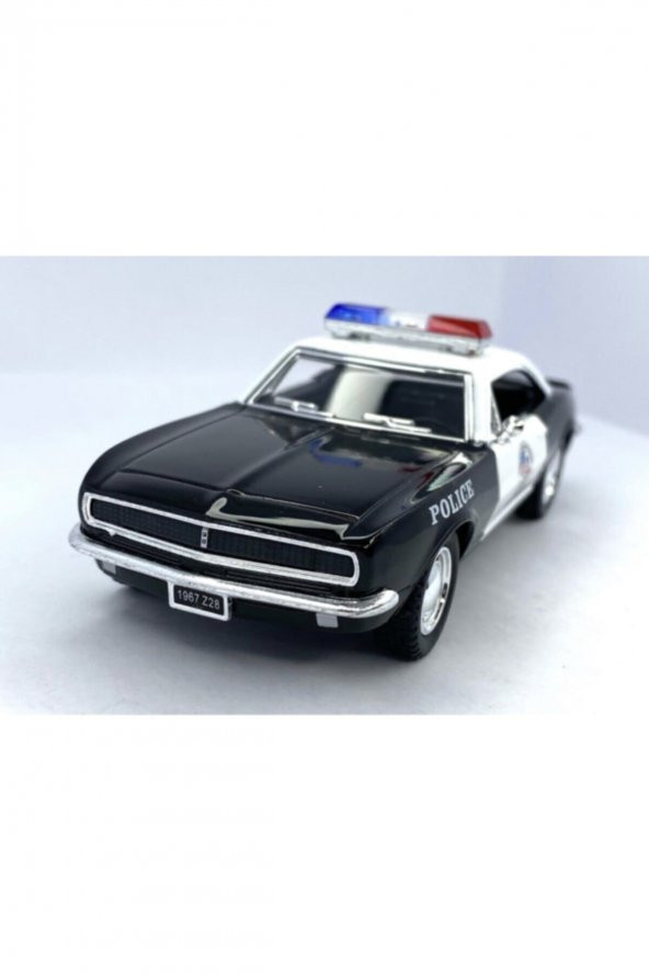 Metal Oyuncak Polis Çek Bırak Araba  1:36 Ölçek 12 cm
