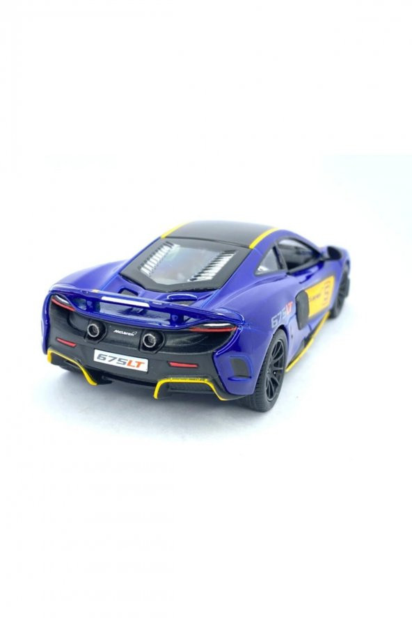 Mclaren 675lt (modifiyeli) - Çek Bırak 5inch. Lisanslı Model Araba, Oyuncak Araba 1:36 - 4