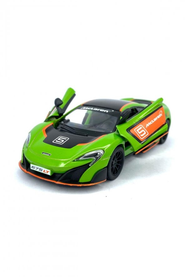 Mclaren 675lt (modifiyeli) - Çek Bırak 5inch. Lisanslı Model Araba, Oyuncak Araba 1:36