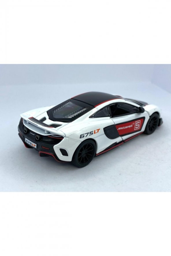 Mclaren 675lt (modifiyeli) - Çek Bırak 5inch. Lisanslı Model Araba, Oyuncak Araba 1:36