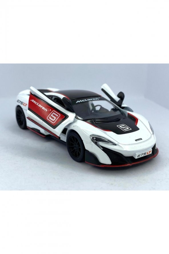 Mclaren 675lt (modifiyeli) - Çek Bırak 5inch. Lisanslı Model Araba, Oyuncak Araba 1:36 - 2