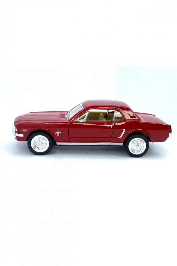 1964 1/2 Ford Mustang - Çek Bırak 5inch. Lisanslı Model Araba, Oyuncak Araba 1:36