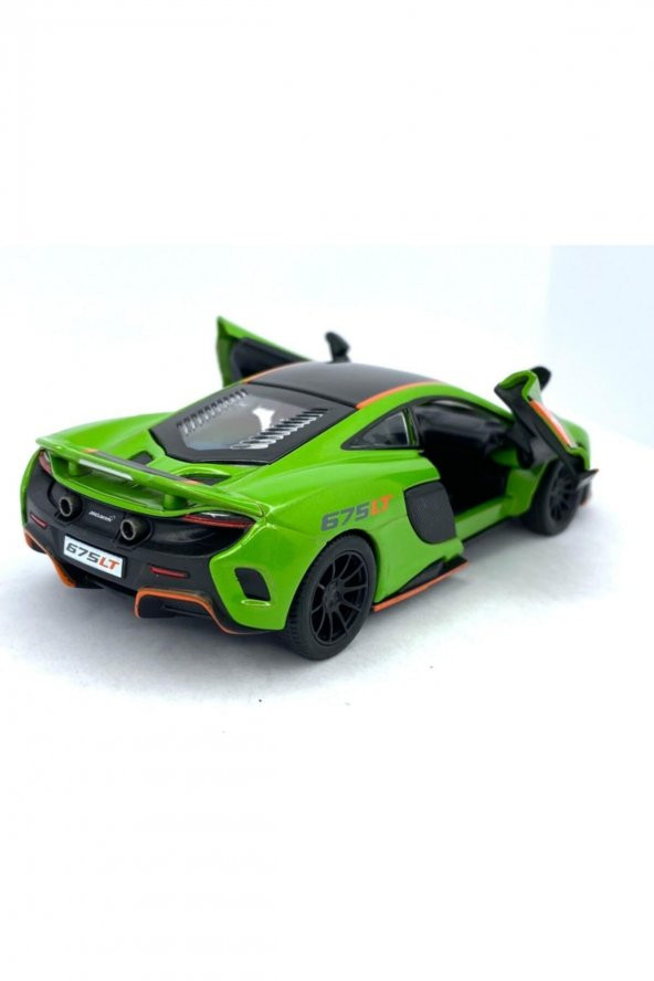 Mclaren 675lt (modifiyeli) - Çek Bırak 5inch. Lisanslı Model Araba, Oyuncak Araba 1:36 - 2