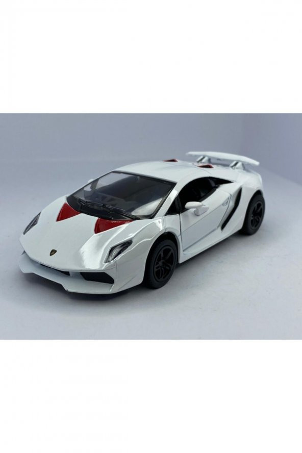 Lamborghini Sesto Elemento - Çek Bırak 5inch. Lisanslı Model Araba, Oyuncak Araba 1:38