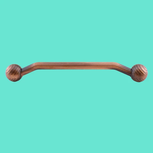 Topuz Eskitme Antik Bakır 160 mm Metal Mobilya Mutfak Çekmece Dolap Dolabı Kulpu Kulbu Kulpları - 2