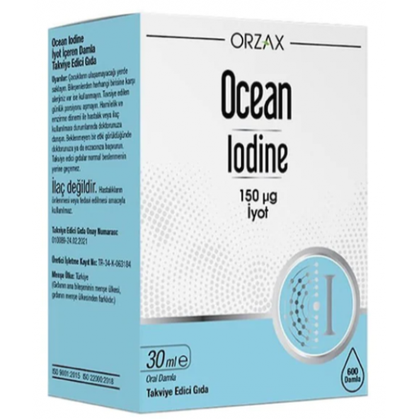 Ocean Iodine 150 MGc 30ml Damla