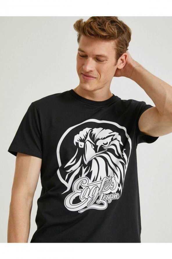 KOTON Erkek Çocuk T-shirt Siyah - Resim 2