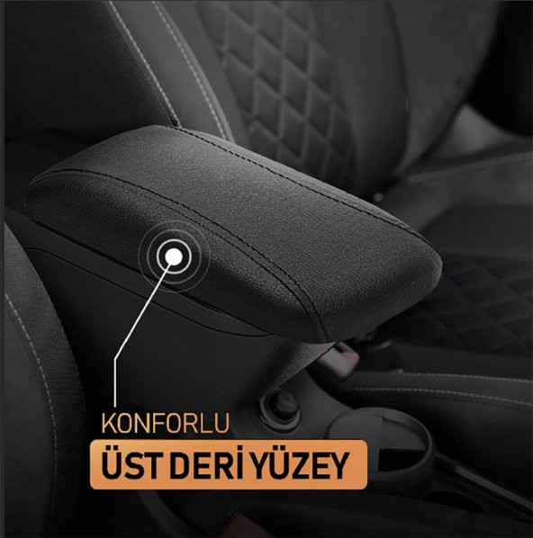 Universal Kolçak Kol Dayama İTHAL Geniş Kızaklı Sürgülü Tip Metal Ayak Siyah - 2