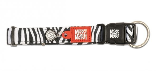 Max & Molly Smart ID Zebra Köpek Boyun Tasması-Medium Desenli Renk XS Beden - 2