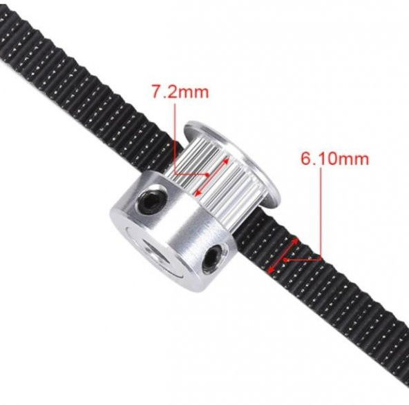 Gt2 Kayış 6mm(1mt) - Resim 2