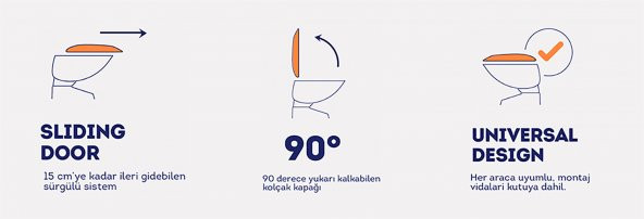 Universal Kolçak Kol Dayama İTHAL Geniş Kızaklı Sürgülü Tip Metal Ayak Bej - 3