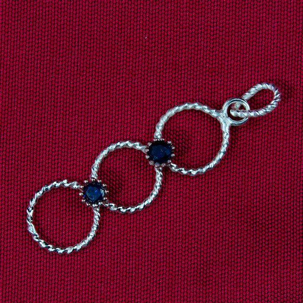 Üçlü  Yuvarlak  Kolye  Ucu ürün görseli 1