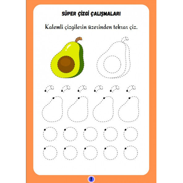 Okul Öncesi Süper Çizgi Çalışmaları YAZ-SİL Kitabı - 2