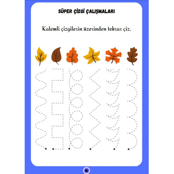 Okul Öncesi Süper Çizgi Çalışmaları YAZ-SİL Kitabı - 4