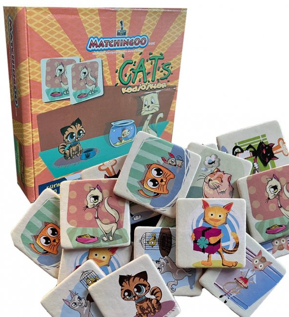 Matchingoo Eşleştirme Ve Hafıza Kartları : Kedicikler - 4