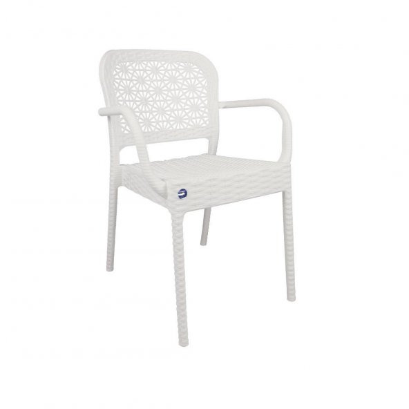 Mandella Ares Rattan Koltuk (6 Adet) Beyaz